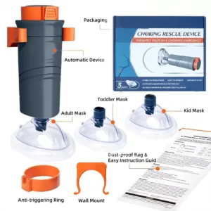 Auto CPR Choking Rescue Device – First Aid Anti-Asphyxia Tool for Adults & Kids | Home & Outdoor Emergency Breath Aid
